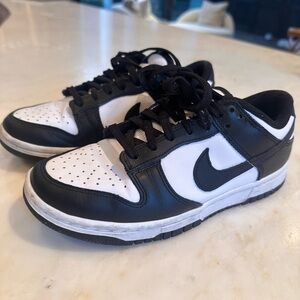 Nike Black and White Athletic Shoes with Retro Design
